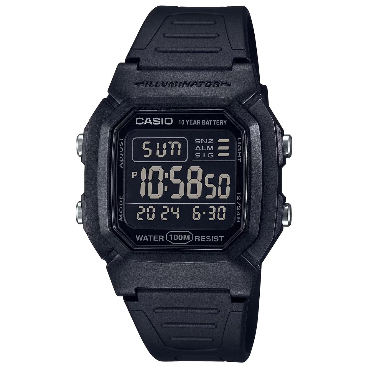 casio w-800 digital klocka