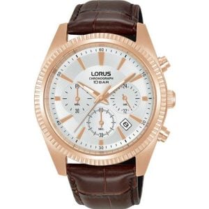 Lorus RT304LX9 Brun Läder Quartz Herrklocka
