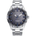 mark maddox hm0134 14 graa silvrig oe 44 mm