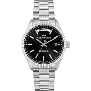 Philip Watch R8223597108 Svart Silvrig