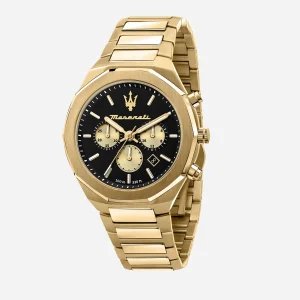 Maserati Stile metallband svart/guld - R8873642001