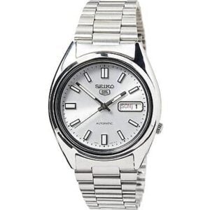 Seiko Herrklocka Analog Automatisk Rostfritt Stål SNXS73K Silvergrå