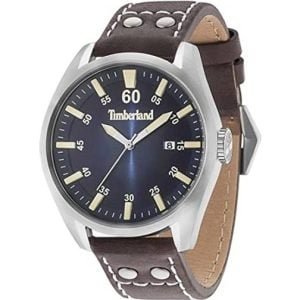 Timberland Analog Kvartsklocka Med Läderrem 15025JS/03