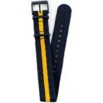 timex btq6020060 20mm blue yellow