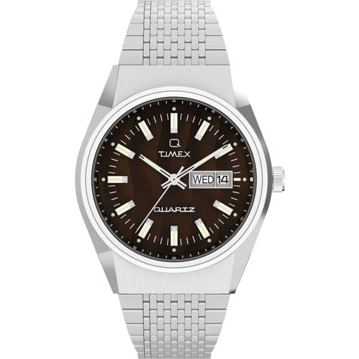 Timex mäns analog kvartsur med rostfritt stålrem tw2w62400, silver timex mäns analog kvartsur med rostfritt stålrem tw2w62400, silver