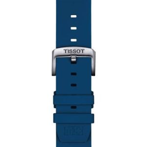 Tissot 22 mm Gummiarmband Silicone Blue