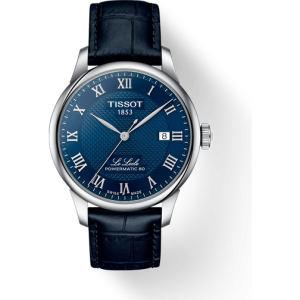 Tissot Le Locle Powermatic 80 Blue Leather Strap Automatic Watch