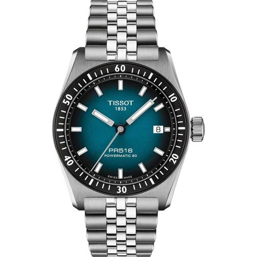 Tissot pr516 powermatic 80 automatisk klocka - blå urskiva tissot pr516 powermatic 80 automatisk klocka - blå urskiva