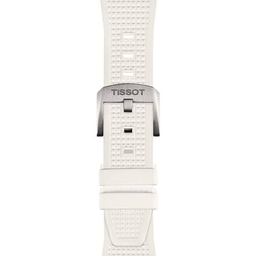 tissot prx armband gummi vit t603048463 – officiellt tissot-armband