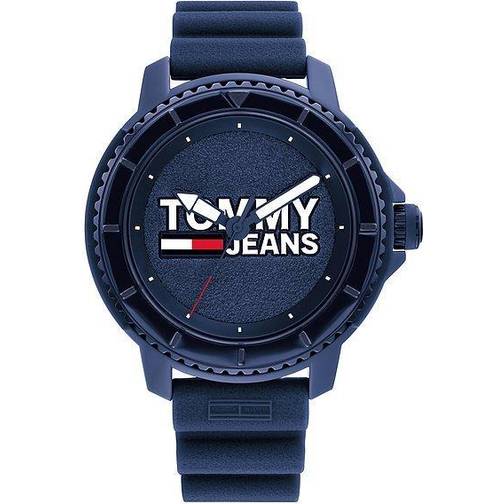 Tommy hilfiger blue textured watch blue one size tommy hilfiger blue textured watch blue one size