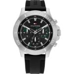 tommy hilfiger bryan 1792111 herr 46 mm analogt mineralglas black 2822 mm29