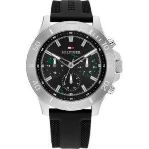 Tommy Hilfiger Bryan 1792111 Herr 46 mm Analogt Mineralglas Black (22 mm)
