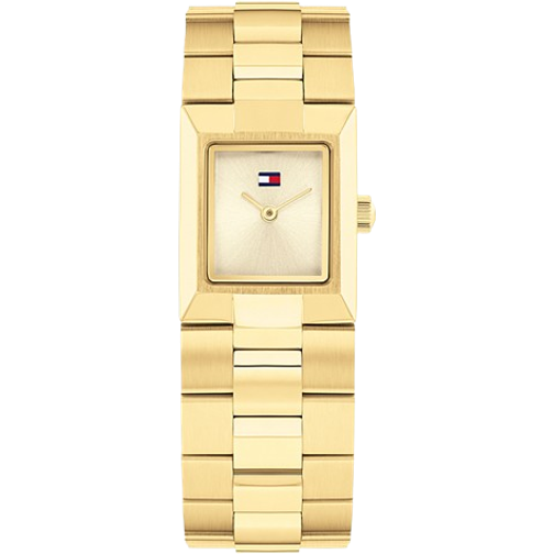 Tommy hilfiger ionic gold-plated square dial bracelet watch tommy hilfiger ionic gold-plated square dial bracelet watch