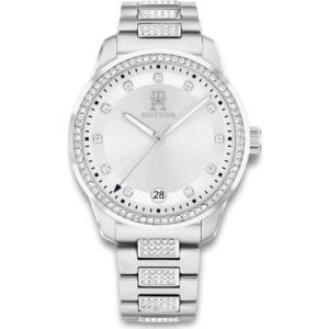 Tommy Hilfiger TH85 Crystals 1782757 Vit Quartz Damklocka