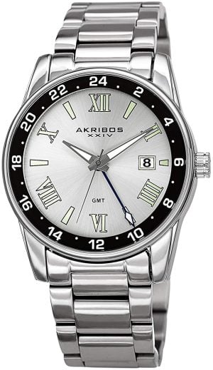 Akribos XXIV Herrklocka AK1055SS Elegant Silverfärgad/Stål Ø41 mm