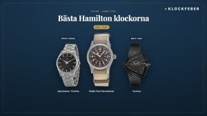bästa hamilton klockorna – topp 3: khaki field mechanical (bäst i test), jazzmaster thinline (bästa värde) och ventura (mest unik)