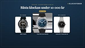 bästa klockan under 10 000 kr – topp 3: tissot prx powermatic 80 (bäst totalt), seiko 5 sports (bäst prisvärt) och certina ds-1 powermatic 80 (bäst schweizisk)