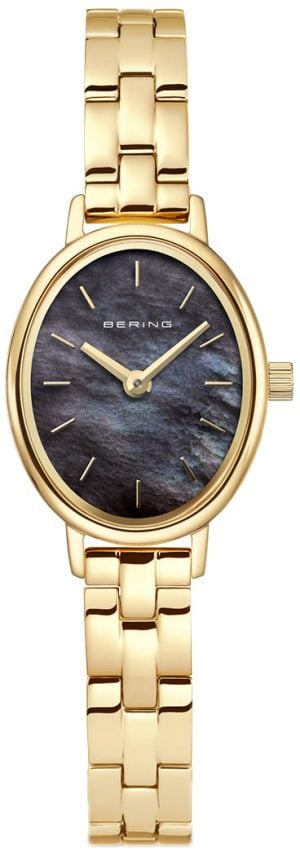 Bering Damklocka 11020-732 Classic Svart/Gulguldtonat stål Ø20 mm