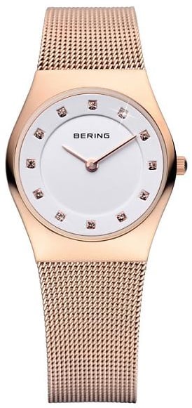 Bering Damklocka 11927-366 Classic Vit/Roséguldstonat stål Ø27 mm