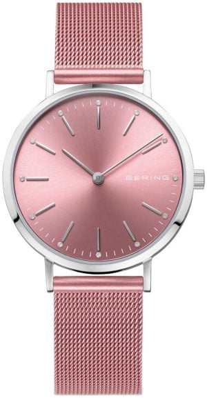 Bering Damklocka 14134-999 Classic Rosa/Stål Ø34 mm