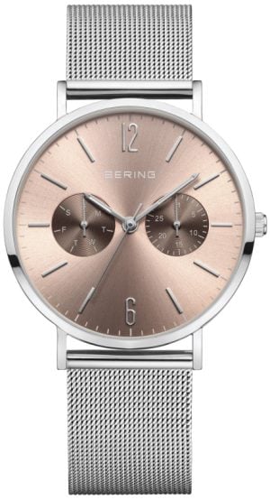 Bering Damklocka 14236-606 Classic Brun/Stål Ø36 mm