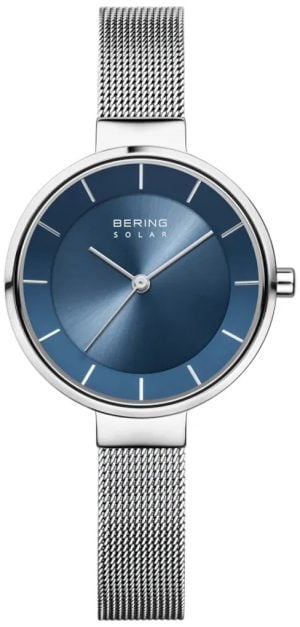 Bering Damklocka 14631-007 Solar Blå/Stål Ø31 mm