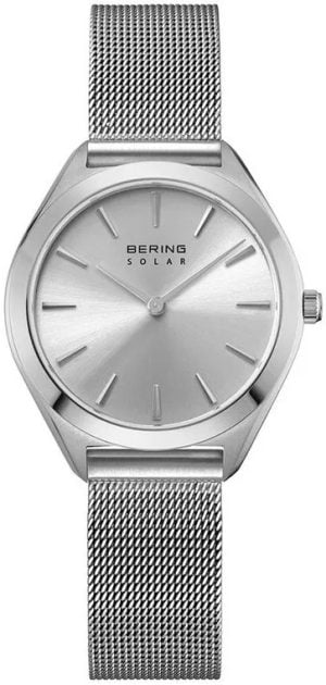 Bering Damklocka 17331-000 Solar Silverfärgad/Stål Ø31 mm