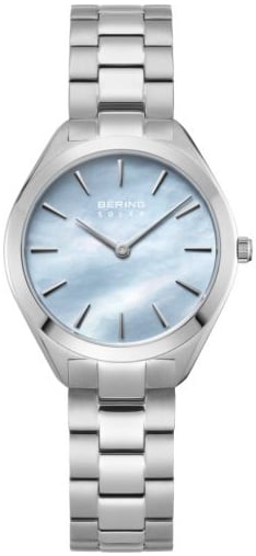 Bering Damklocka 17331-707 Solar Blå/Stål Ø31 mm