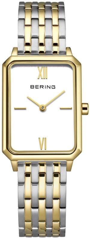 Bering Damklocka 17423-714 Classic Vit/Gulguldtonat stål