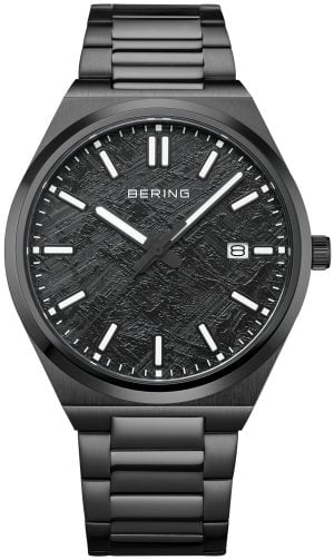 Bering Herrklocka 17639-722 Classic Svart/Stål Ø39 mm