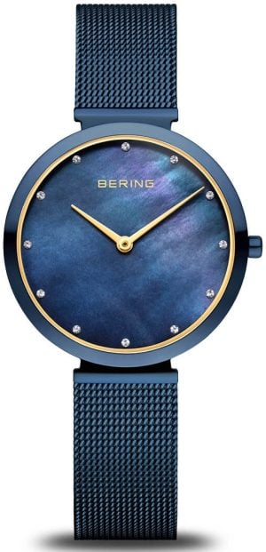 Bering Damklocka 18132-399 Classic Blå/Stål Ø32 mm