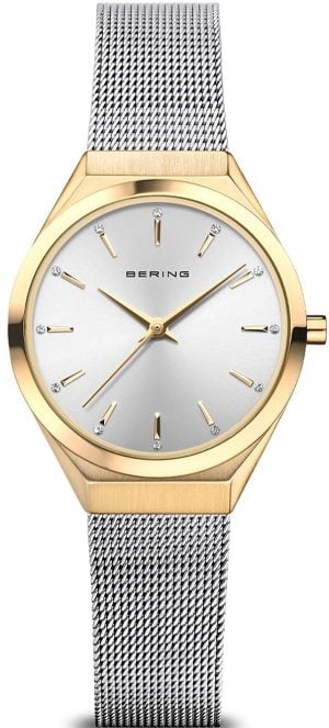 Bering Damklocka 18729-010 Ultra Slim Silverfärgad/Stål Ø29 mm
