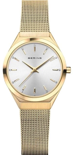 Bering Damklocka 18729-330 Classic Silverfärgad/Guldtonat stål Ø29