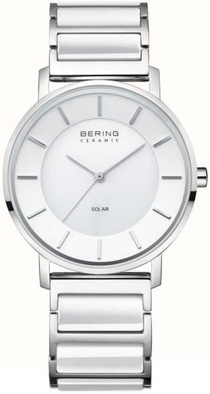 Bering Damklocka 19535-754 Solar Vit/Keramik Ø35 mm