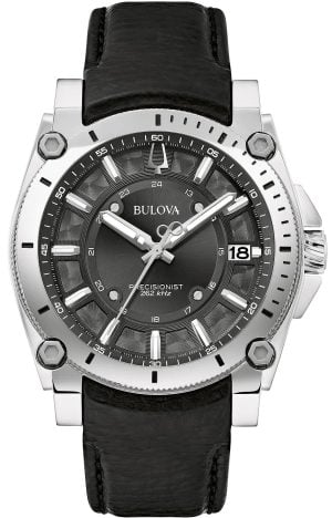 Bulova Herrklocka 96B416 Icon Grå/Läder Ø40 mm