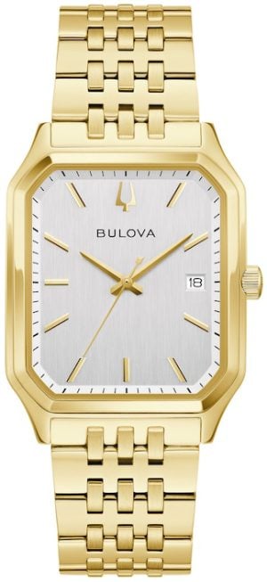 Bulova Damklocka 97B236 Tony Bennett Silverfärgad/Gulguldtonat stål