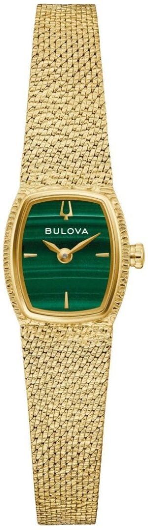 Bulova Damklocka 97L184 Goddess Grön/Gulguldtonat stål