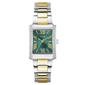 GUESS Ladies 2-Tone Silver Tone Analog Watch