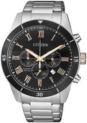 Citizen Herrklocka AN8168-51H Svart/Stål Ø44 mm