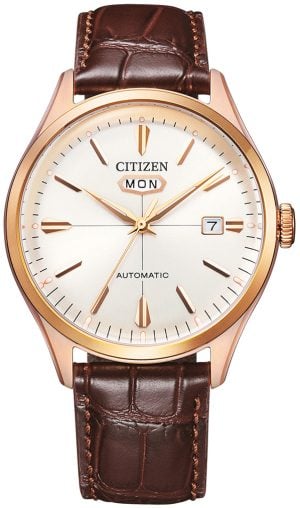 Citizen Herrklocka NH8393-05AE Classic Vit/Läder Ø40.2 mm