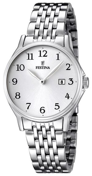 Festina Damklocka F16748-1 Classic Silverfärgad/Stål Ø31 mm