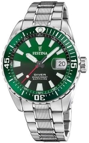 Festina Herrklocka F20669-2 Diver Flerfärgad/Stål Ø44 mm