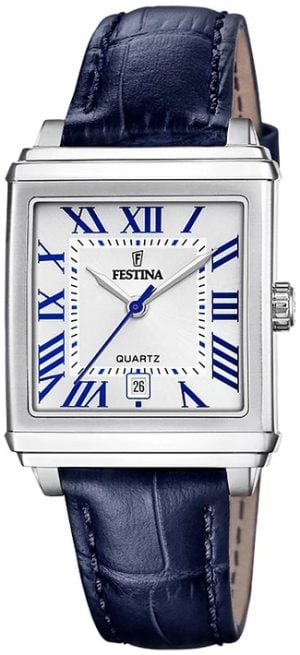 Festina Damklocka F20682-2 Classic Silverfärgad/Läder