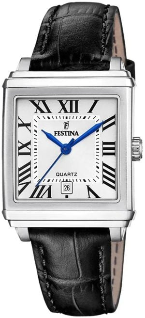 Festina Damklocka F20682-3 Classic Silverfärgad/Läder