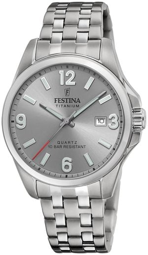 Festina Herrklocka F20696-2 Titanium Grå/Titan Ø41 mm