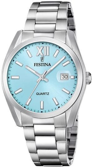 Festina Herrklocka F20707-2 Classic Blå/Stål Ø40 mm