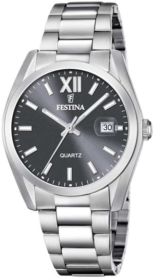 Festina Herrklocka F20707-3 Classic Svart/Stål Ø40 mm