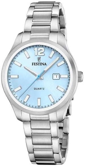 Festina Damklocka F20737-3 Classic Blå/Stål Ø34 mm