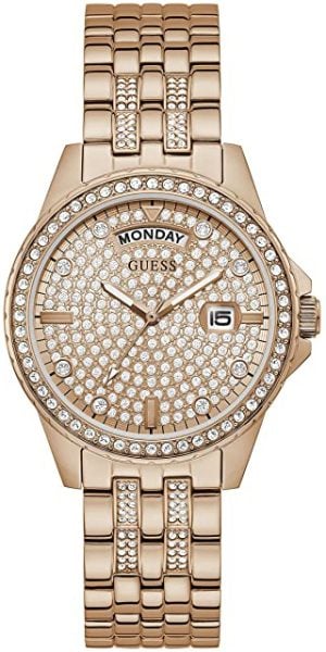 Guess Damklocka GW0254L3 Roséguldstonad/Roséguldstonat stål Ø38 mm