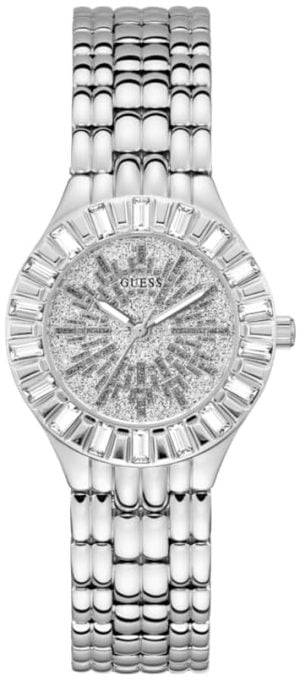 Guess Damklocka GW0602L1 Firework Silverfärgad/Stål Ø34 mm